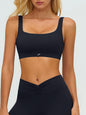 Wide-Strap Supportive Sports Bra