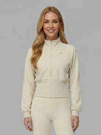 Cropped Full Zip Hoodie