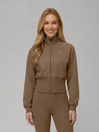 Cropped Full Zip Hoodie