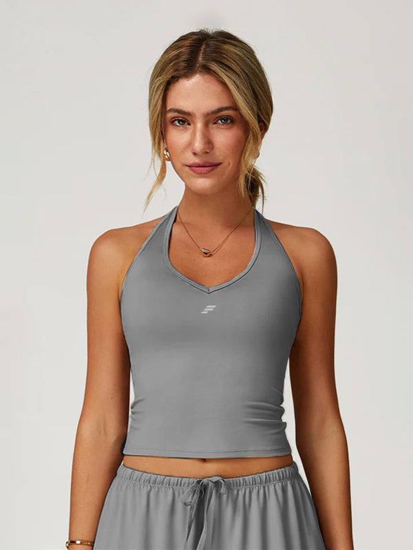The Sprint Halter Tank Top