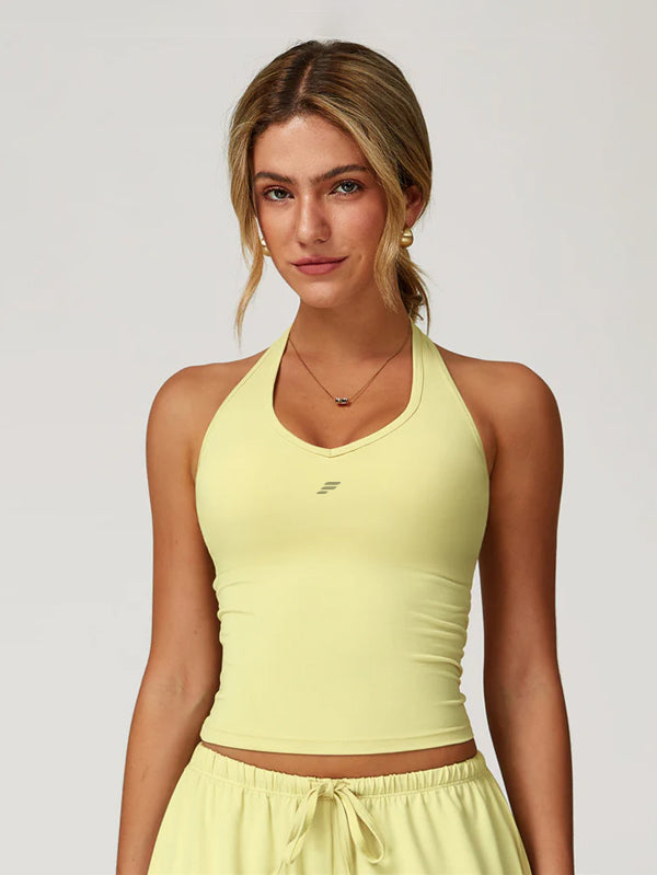 The Sprint Halter Tank Top