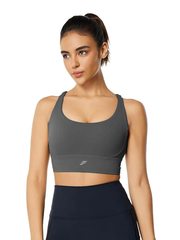 Sport Bra with Cross Back
