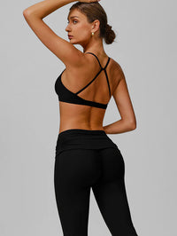 Cross Back and Thin Straps Sports Bras