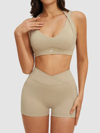 Halter-Neck Sports Bra
