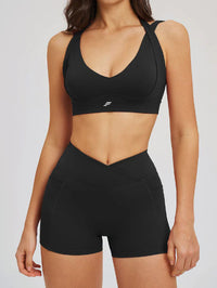Halter-Neck Sports Bra
