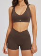 Halter-Neck Sports Bra