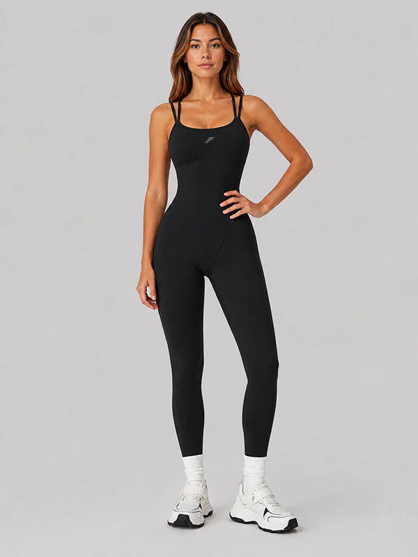 Cross-Back Jumpsuit