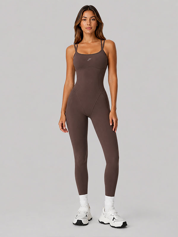 Cross-Back Jumpsuit