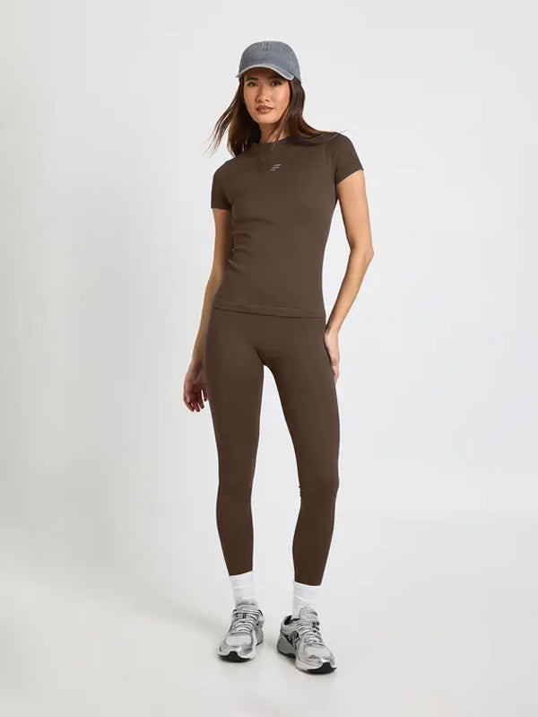 Set Slim Fit T-Shirt with High-Waist Legging