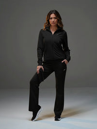 Set Jacket with Wide Leg Pant