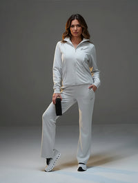 Set Jacket with Wide Leg Pant