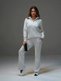 Set Jacket with Wide Leg Pant