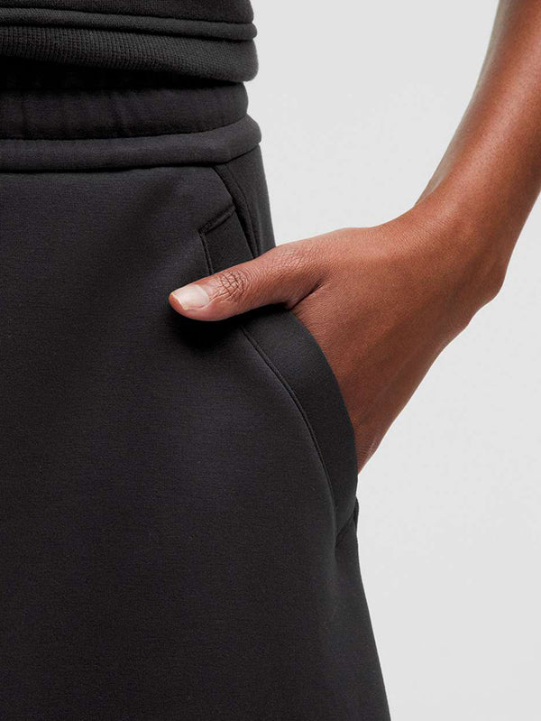 Modal-Blend High-Rise A-Line Midi Skirt