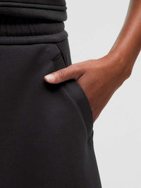 Modal-Blend High-Rise A-Line Midi Skirt