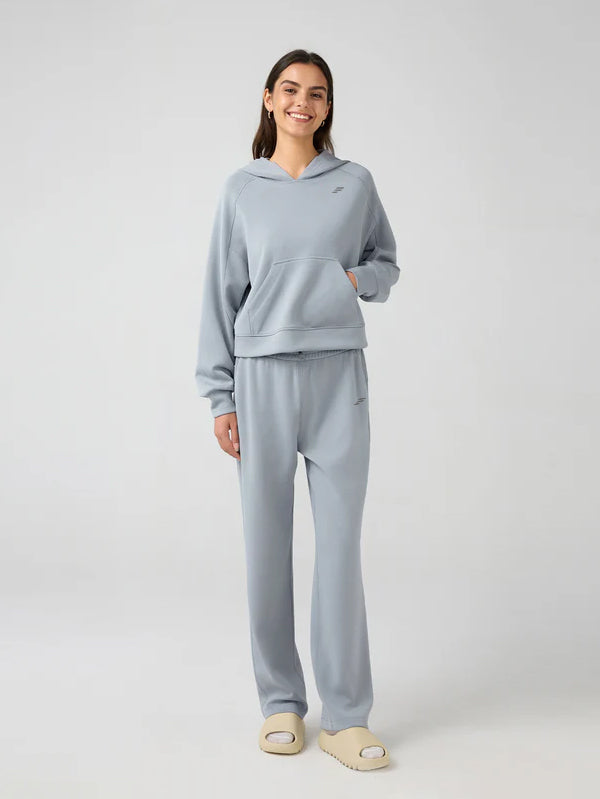 Set Casual Cropped Hoodie with pant