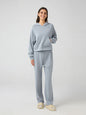 Set Casual Cropped Hoodie with pant