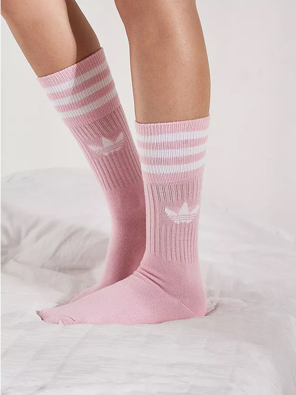 adidas high socks pink