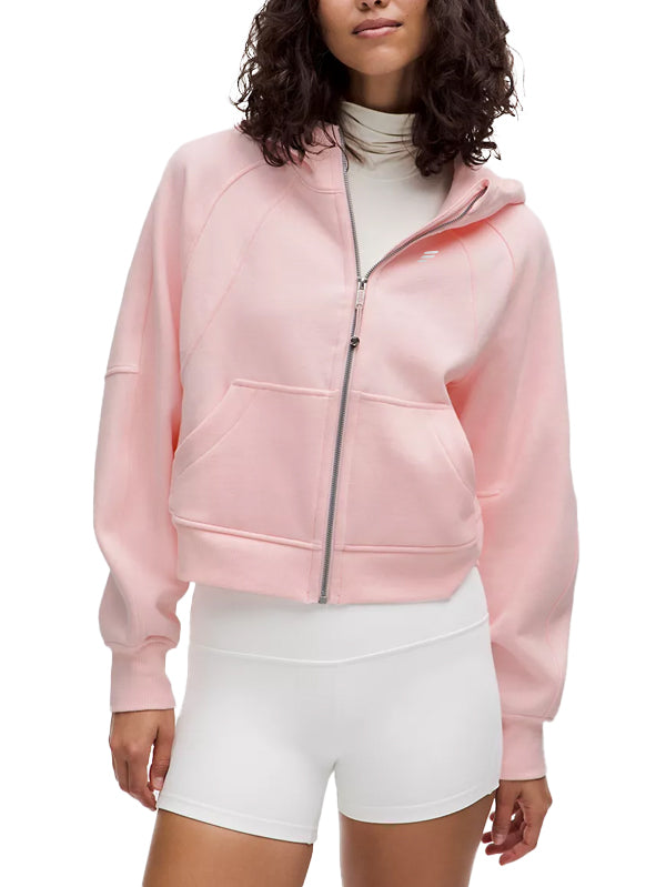 Cropped Full-Zip Hoodie