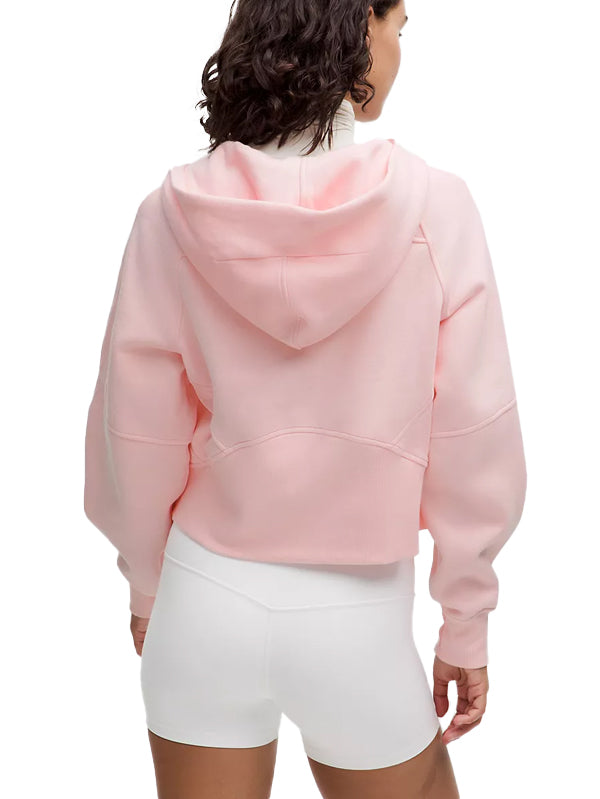 Cropped Full-Zip Hoodie