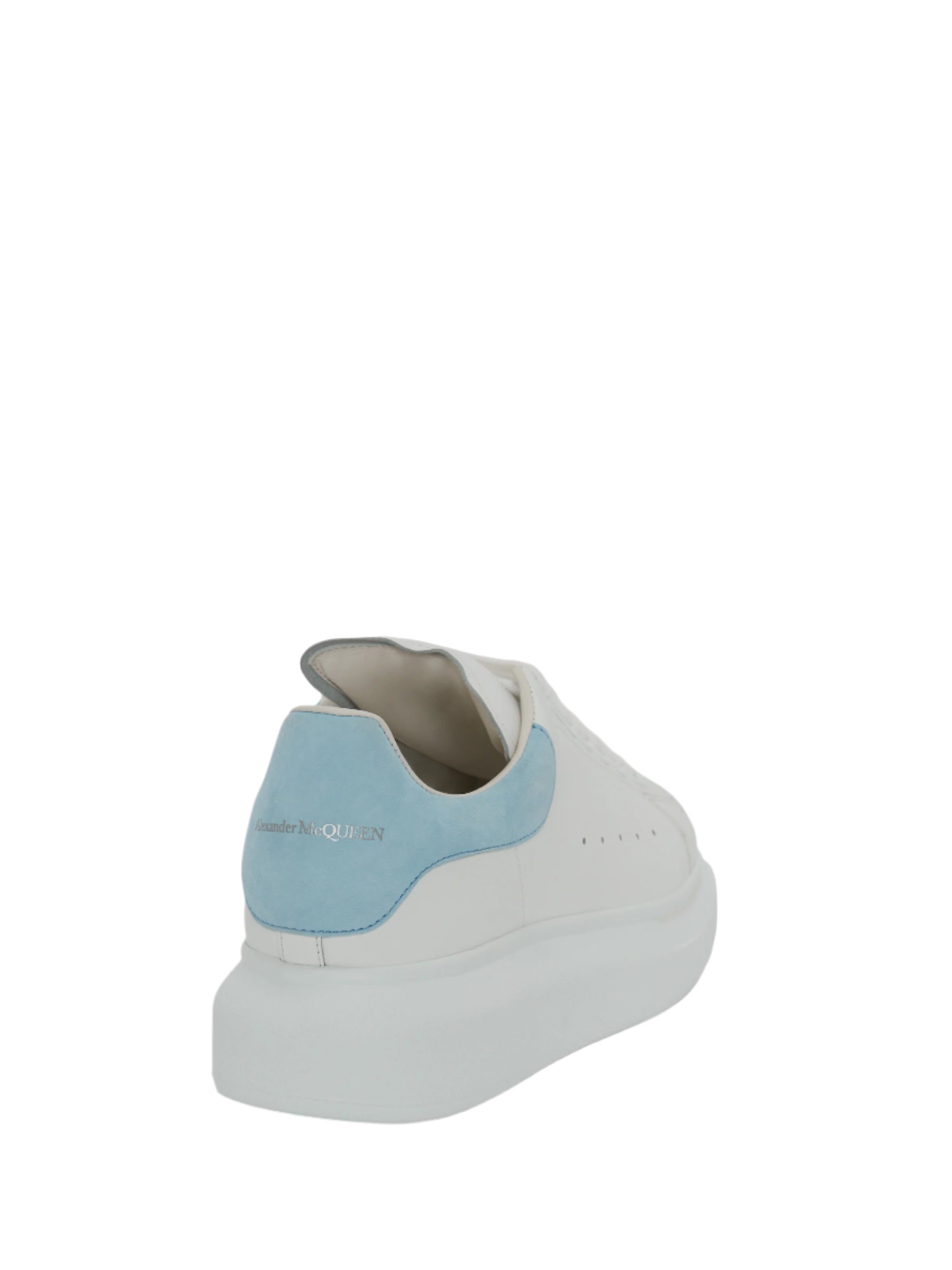 Alexander McQueen white baby blue