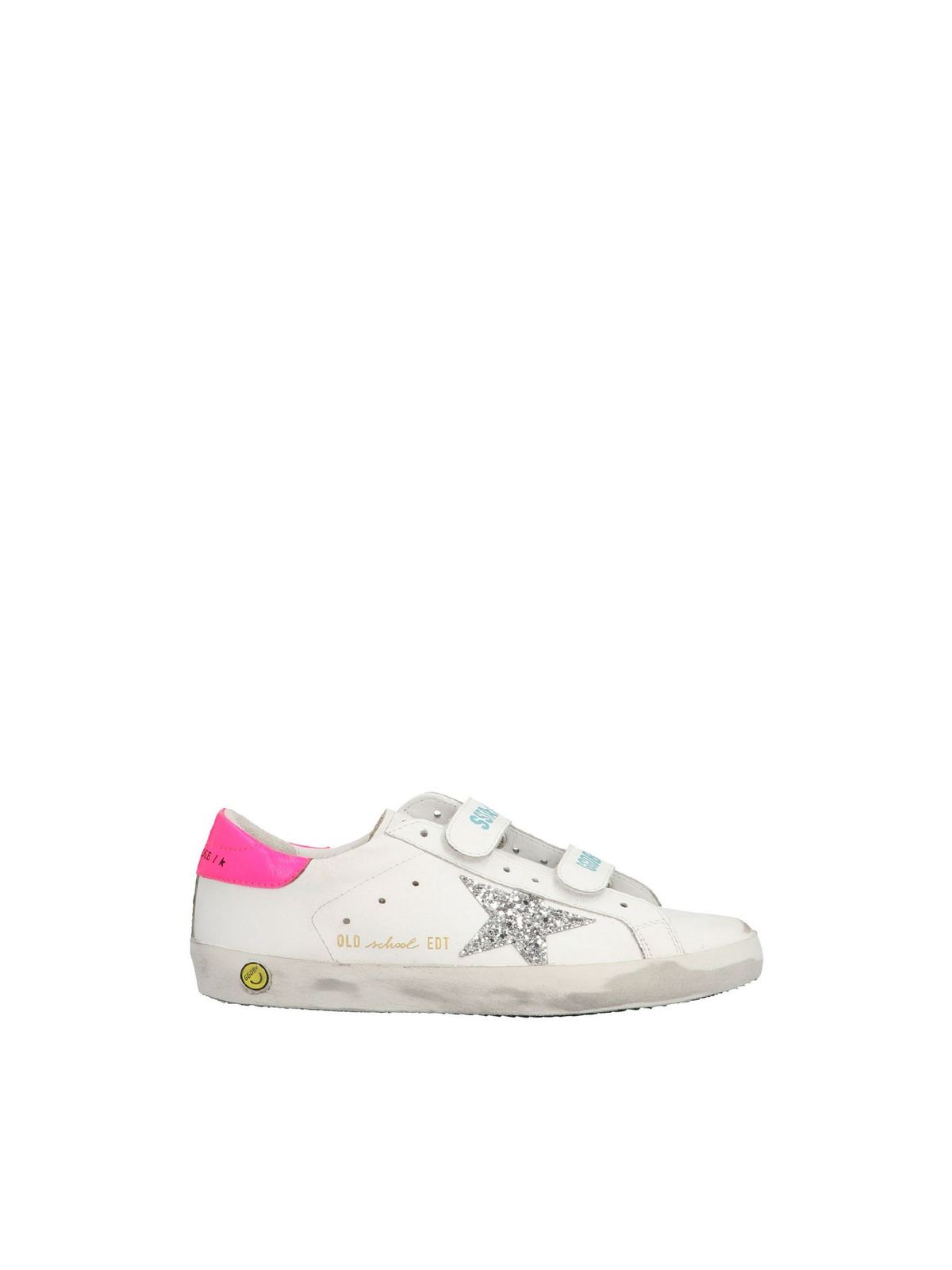 Golden Goose Old School Sneakers "White/Fuchsia"