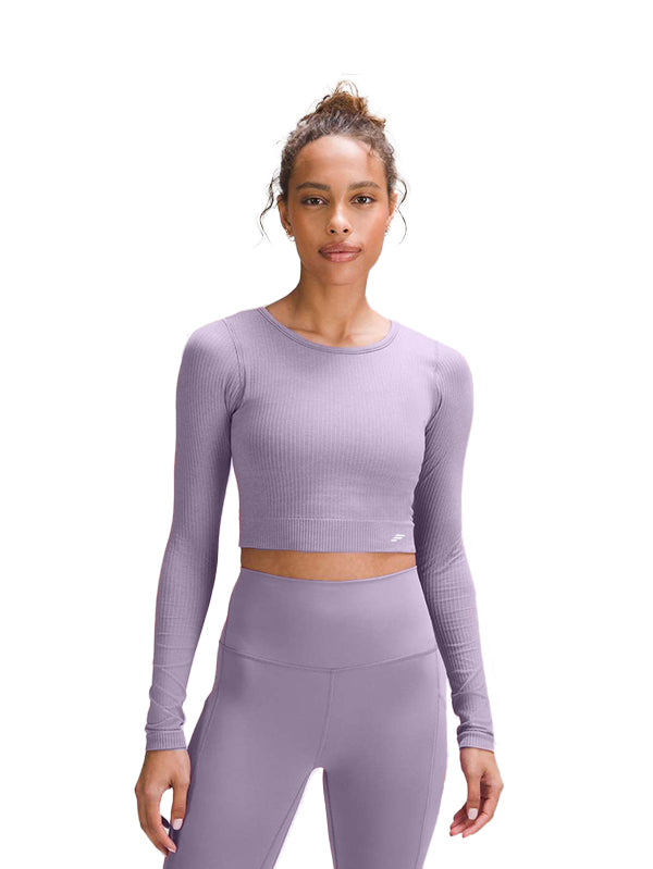 Cropped long sleeve shirt