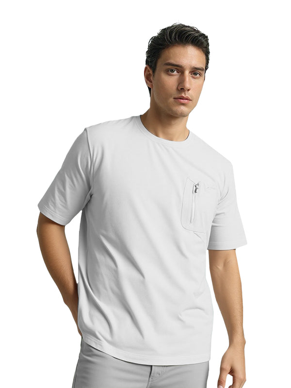 Polyester Zip Pocket T-Shirt