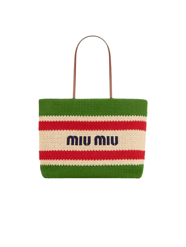 Miu Miu woven tote bag