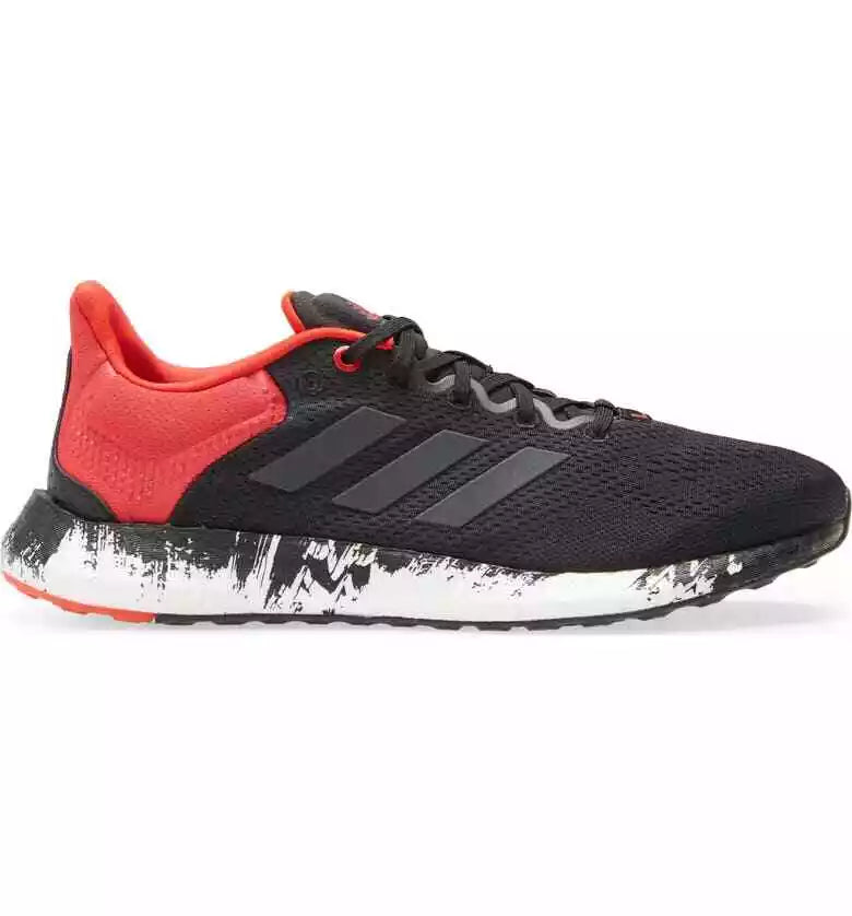 Adidas PureBoost 21 Black Vivid Red