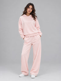 Set Hoodie With Wide Leg Pant