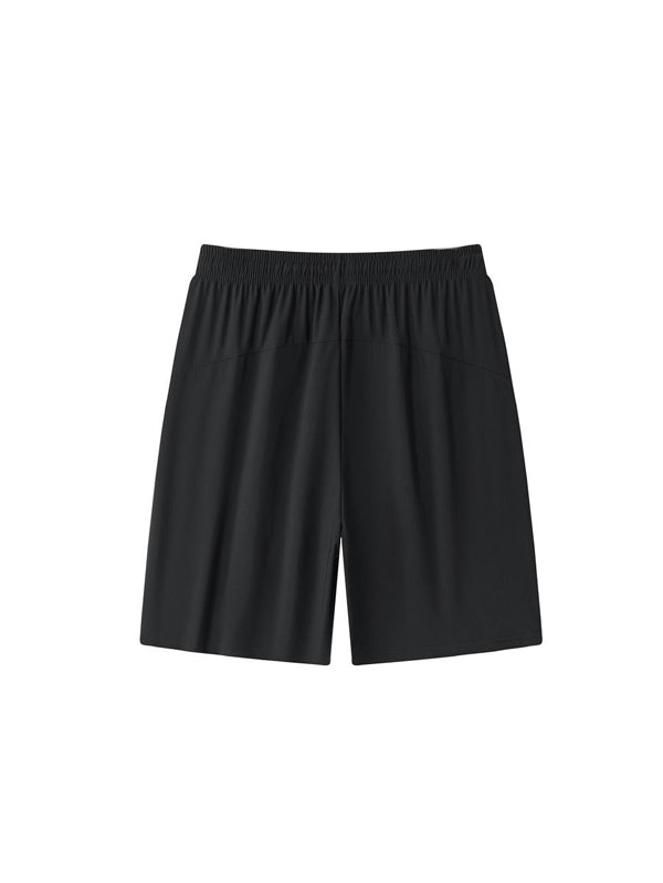 Polyester short with zip pockets