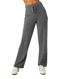 Cashmere High-Waist Jet Set Wide Leg Pant