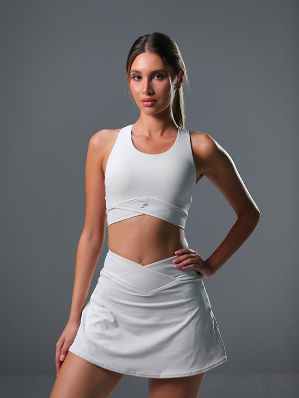 set skirt with crop top