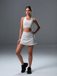 set skirt with crop top