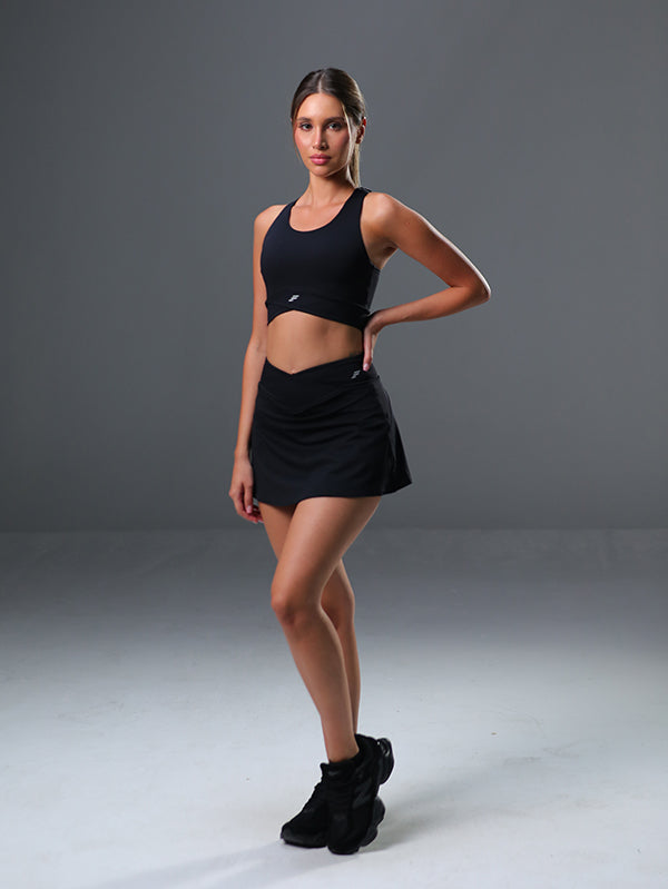 set skirt with crop top