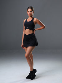 set skirt with crop top