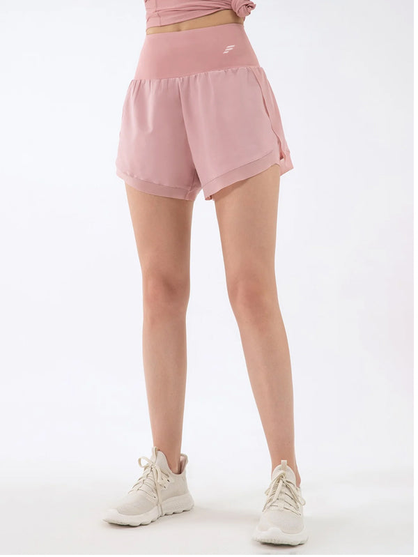 Running Shorts with Mesh Stitching