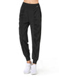 Lightweight Sports Pants with a Wide Belt and Cuffs