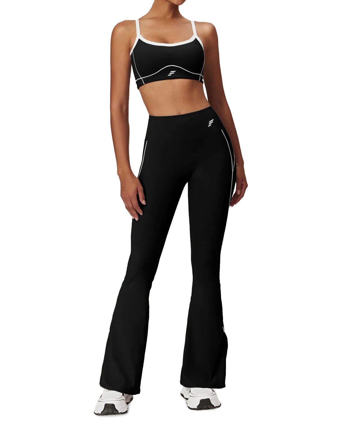 Set wide Leg Legging with sports Bras