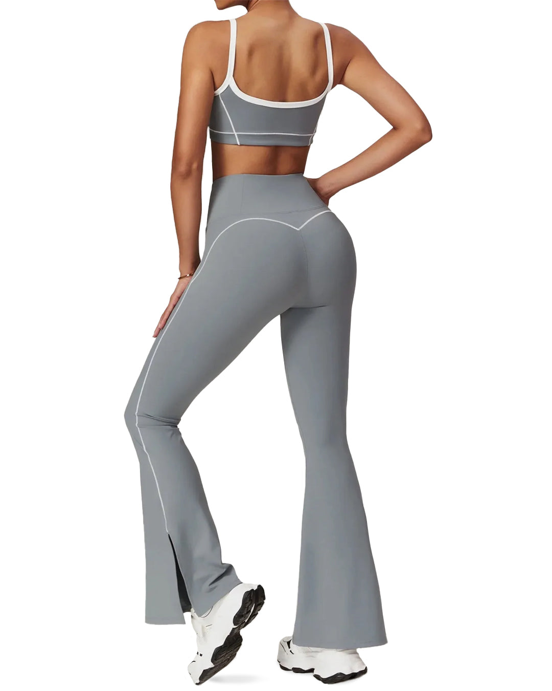 Set wide Leg Legging with sports Bras