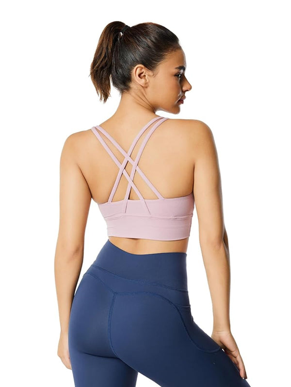 Sports Bra with cross Back